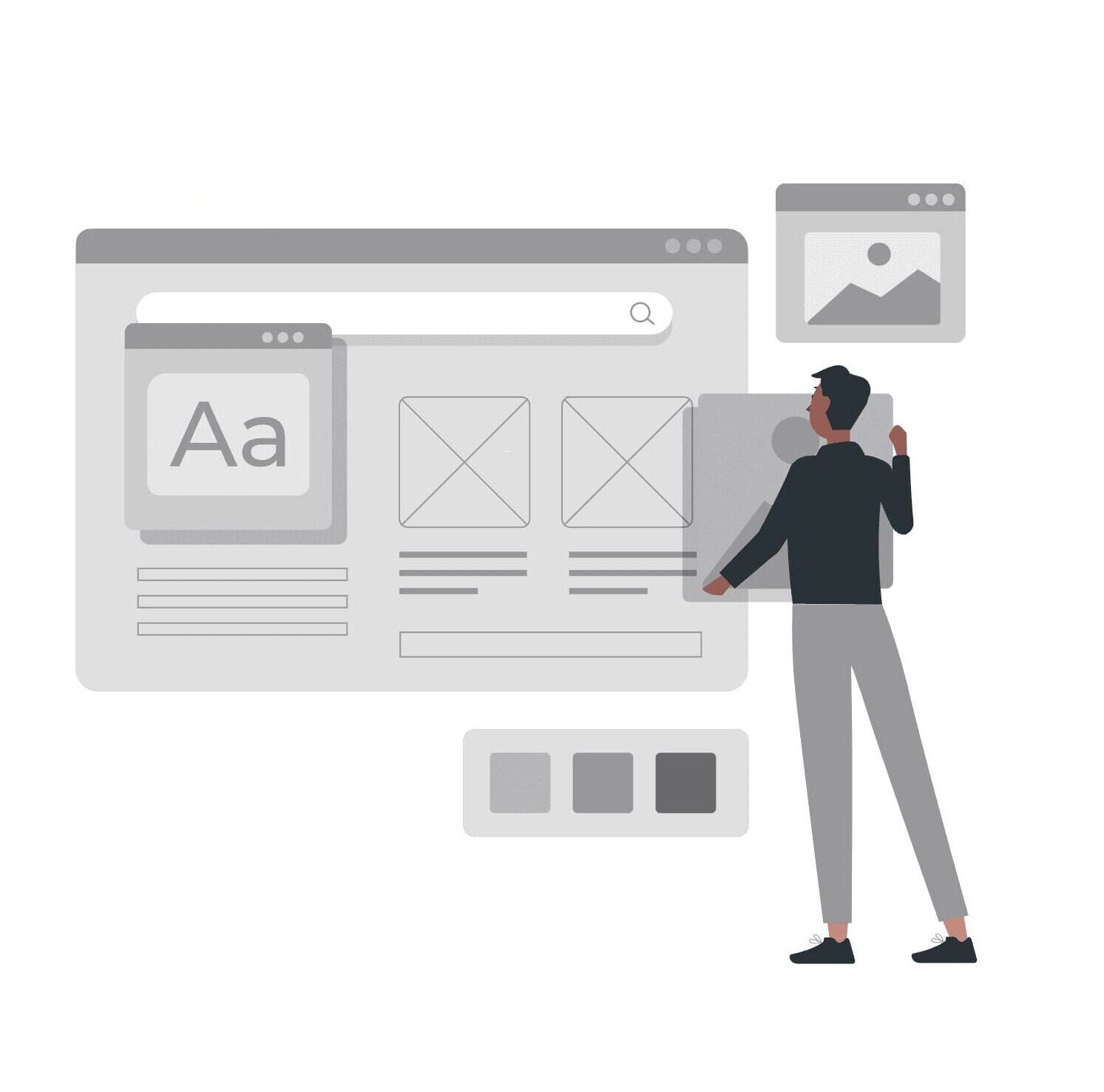 Installation des éléments du site vitrine WordPress