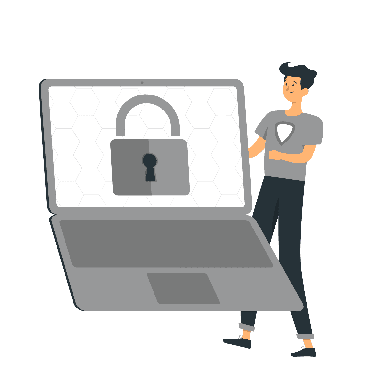 Un site vitrine protégé grâce à la compétence e site64